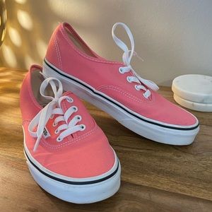 Bubblegum pink vans women’s 7.5 EUC
